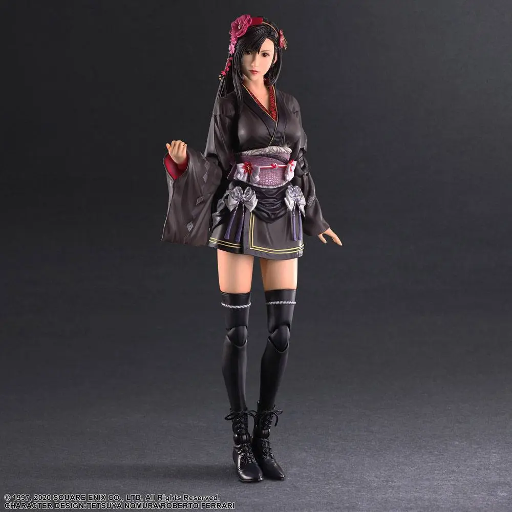 Final Fantasy VII Remake Play Arts Kai Action Figure Tifa Lockhart Exotic Dress Ver. 25 cm product photo