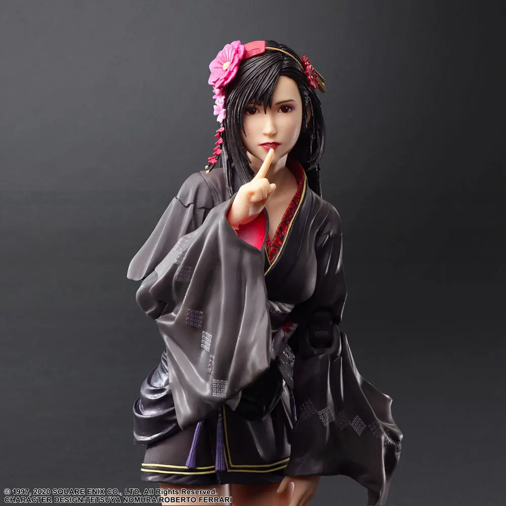 Final Fantasy VII Remake Play Arts Kai Action Figure Tifa Lockhart Exotic Dress Ver. 25 cm product photo