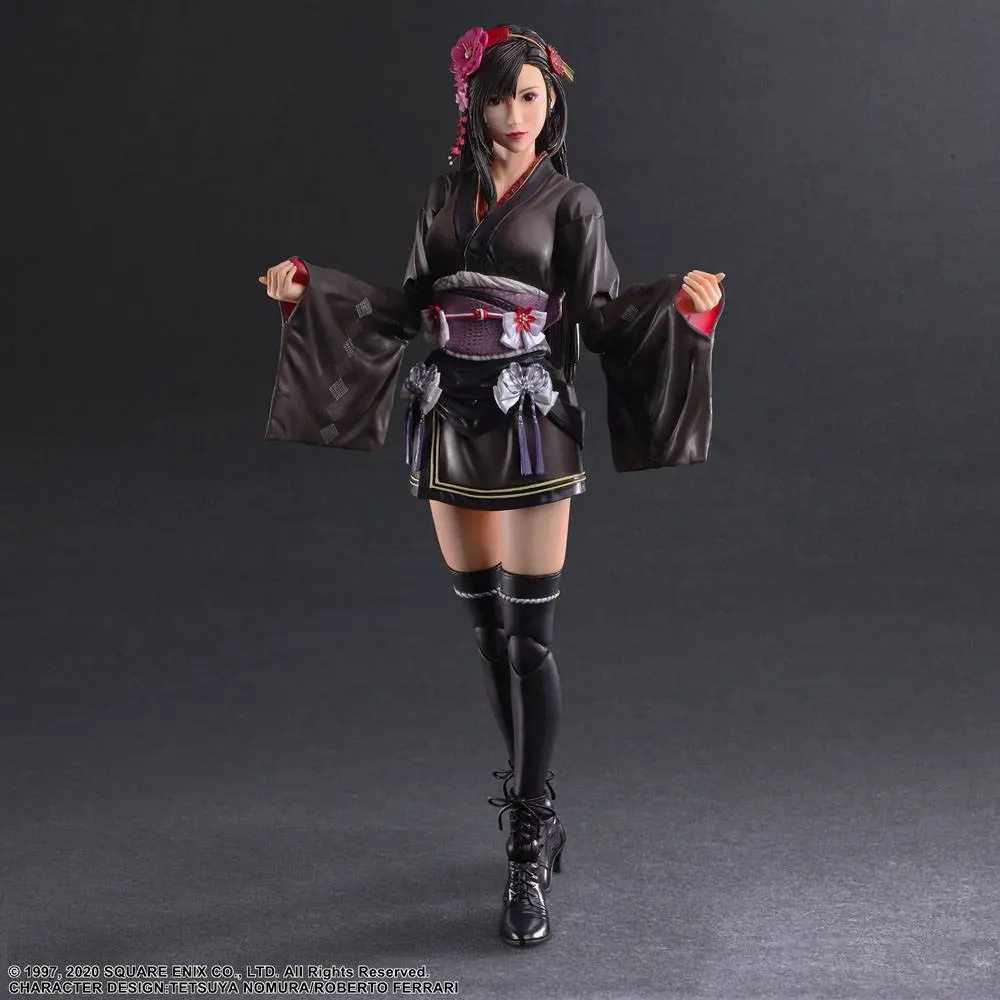 Final Fantasy VII Remake Play Arts Kai Action Figure Tifa Lockhart Exotic Dress Ver. 25 cm product photo