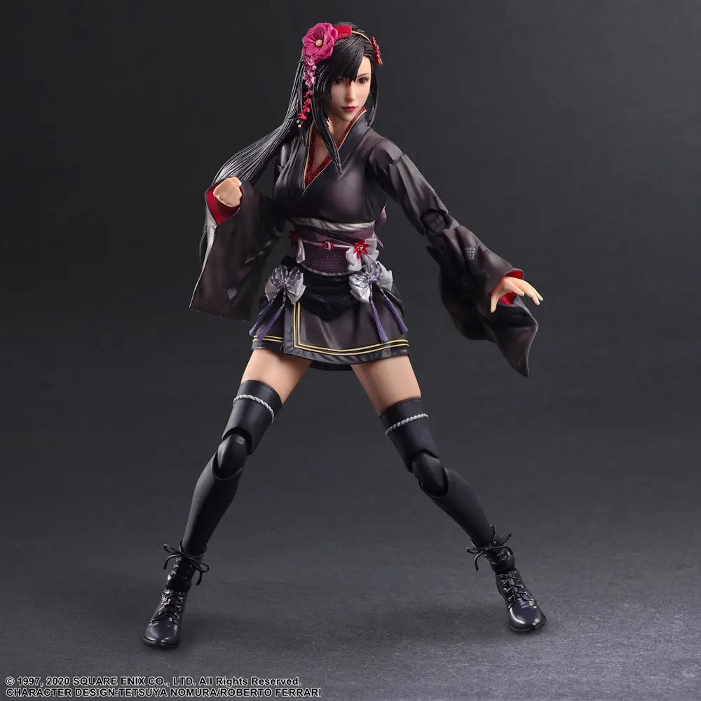 Final Fantasy VII Remake Play Arts Kai Action Figure Tifa Lockhart Exotic Dress Ver. 25 cm product photo