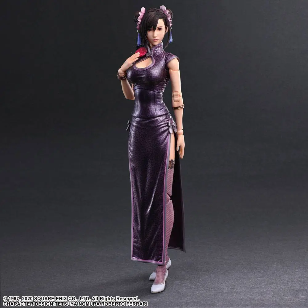 Final Fantasy VII Remake Play Arts Kai Action Figure Tifa Lockhart Sporty Dress Ver. 25 cm product photo