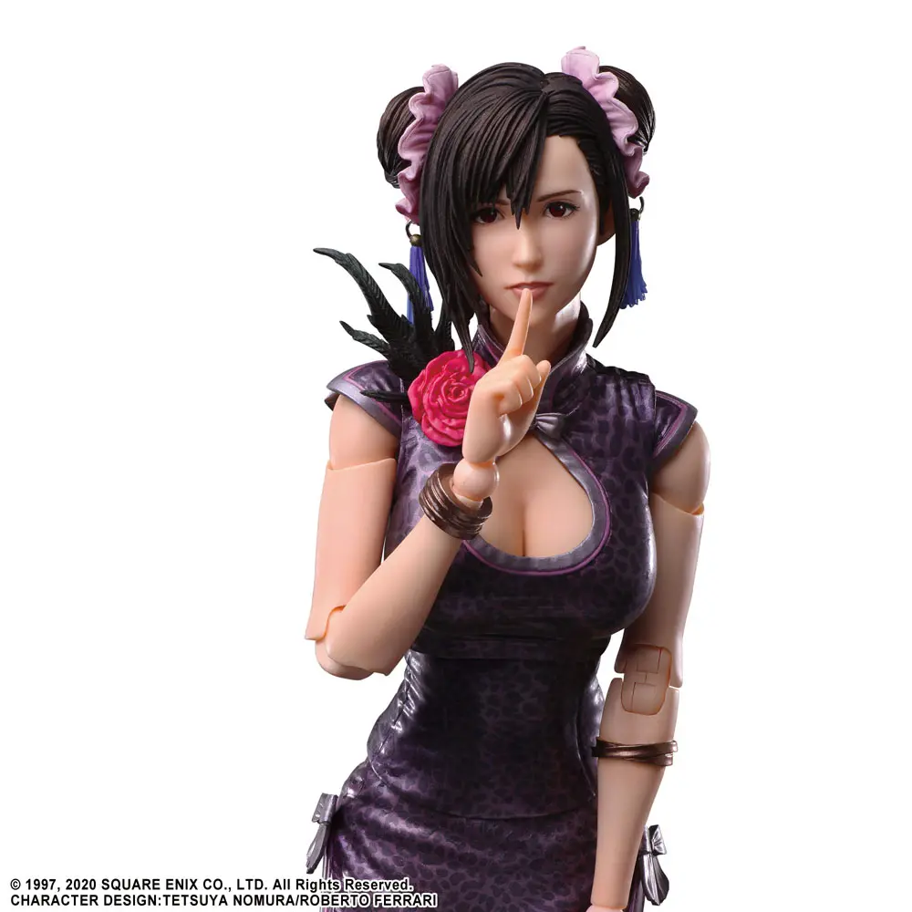 Final Fantasy VII Remake Play Arts Kai Action Figure Tifa Lockhart Sporty Dress Ver. 25 cm product photo