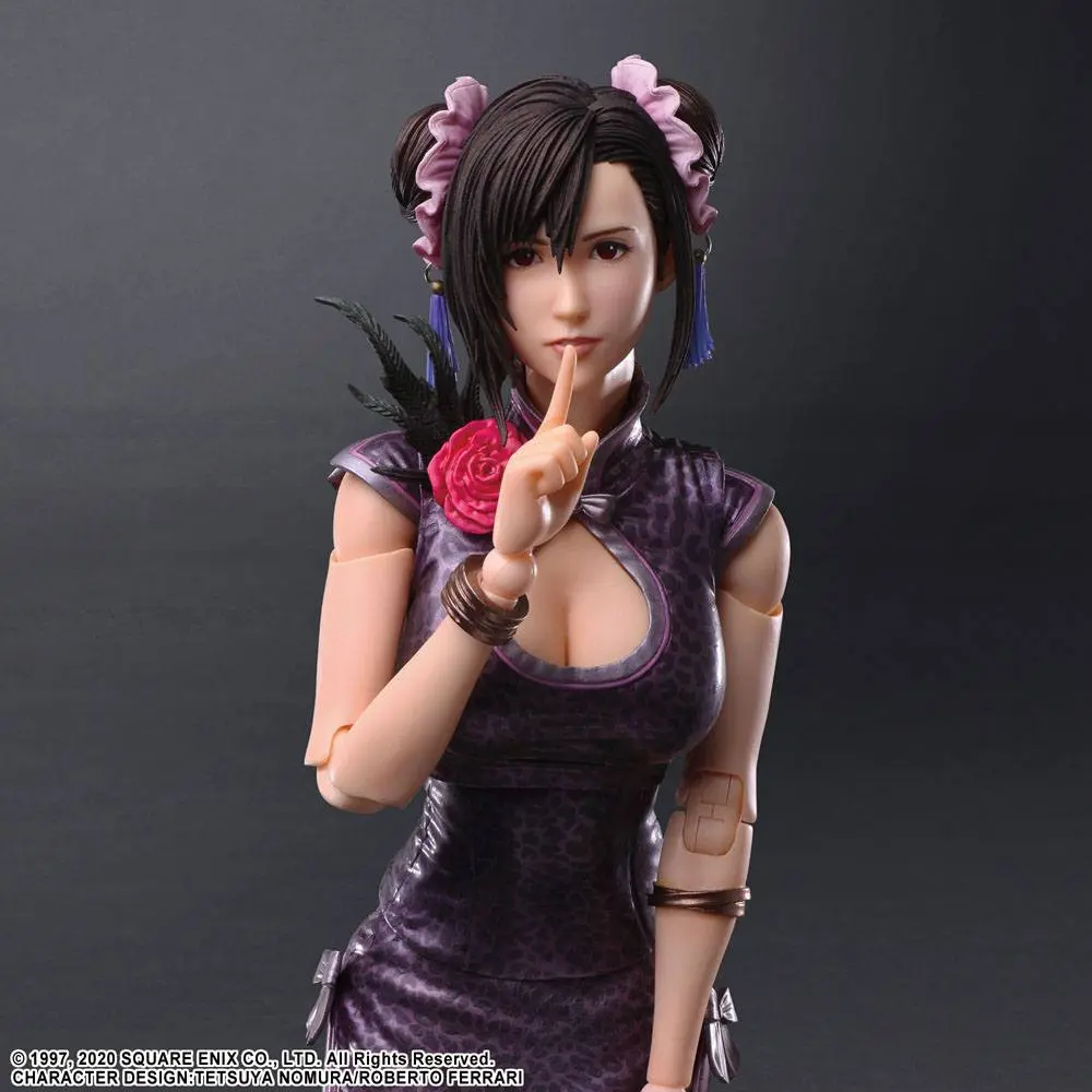 Final Fantasy VII Remake Play Arts Kai Action Figure Tifa Lockhart Sporty Dress Ver. 25 cm product photo