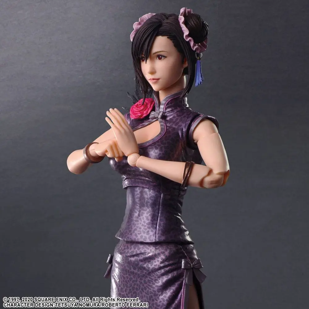 Final Fantasy VII Remake Play Arts Kai Action Figure Tifa Lockhart Sporty Dress Ver. 25 cm product photo