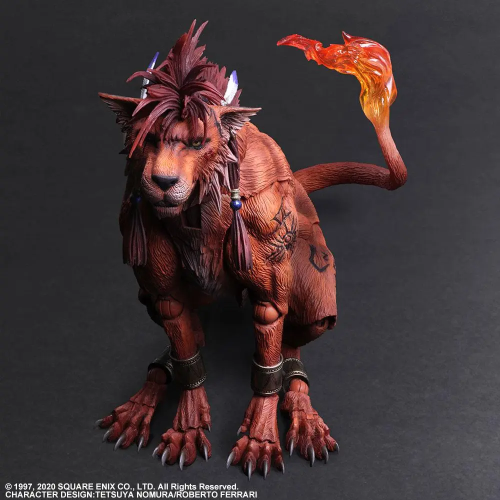 Final Fantasy VII Remake Play Arts Kai Action Figure Red XIII 18 cm product photo
