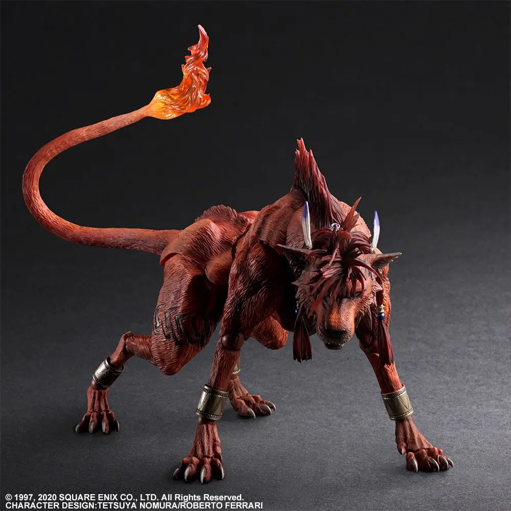 Final Fantasy VII Remake Play Arts Kai Action Figure Red XIII 18 cm product photo