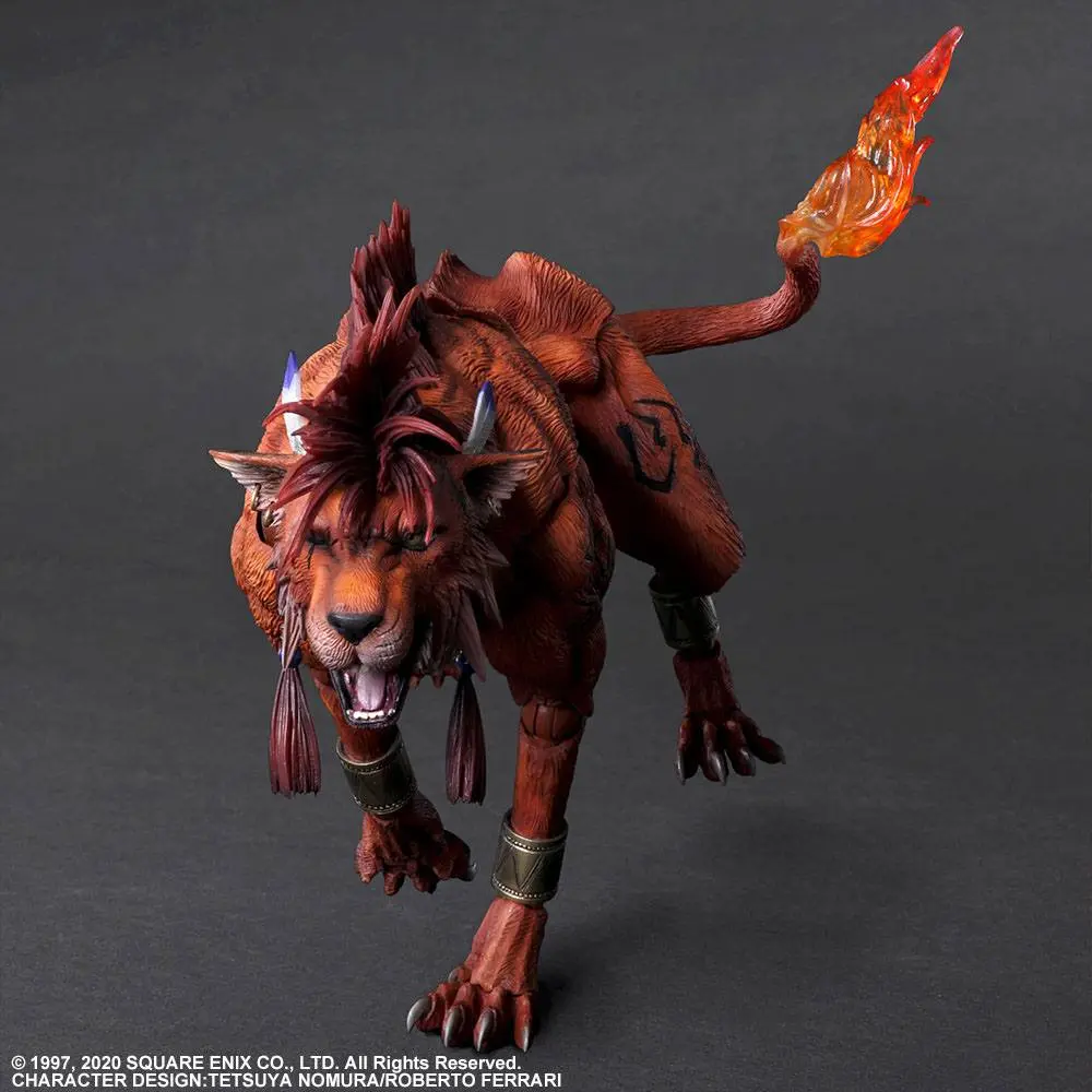 Final Fantasy VII Remake Play Arts Kai Action Figure Red XIII 18 cm product photo