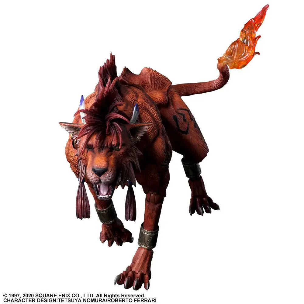 Final Fantasy VII Remake Play Arts Kai Action Figure Red XIII 18 cm product photo