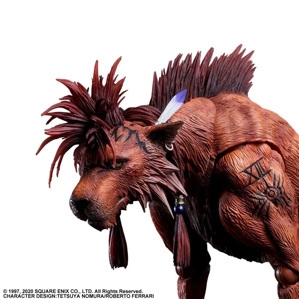 Final Fantasy VII Remake Play Arts Kai Action Figure Red XIII 18 cm product photo