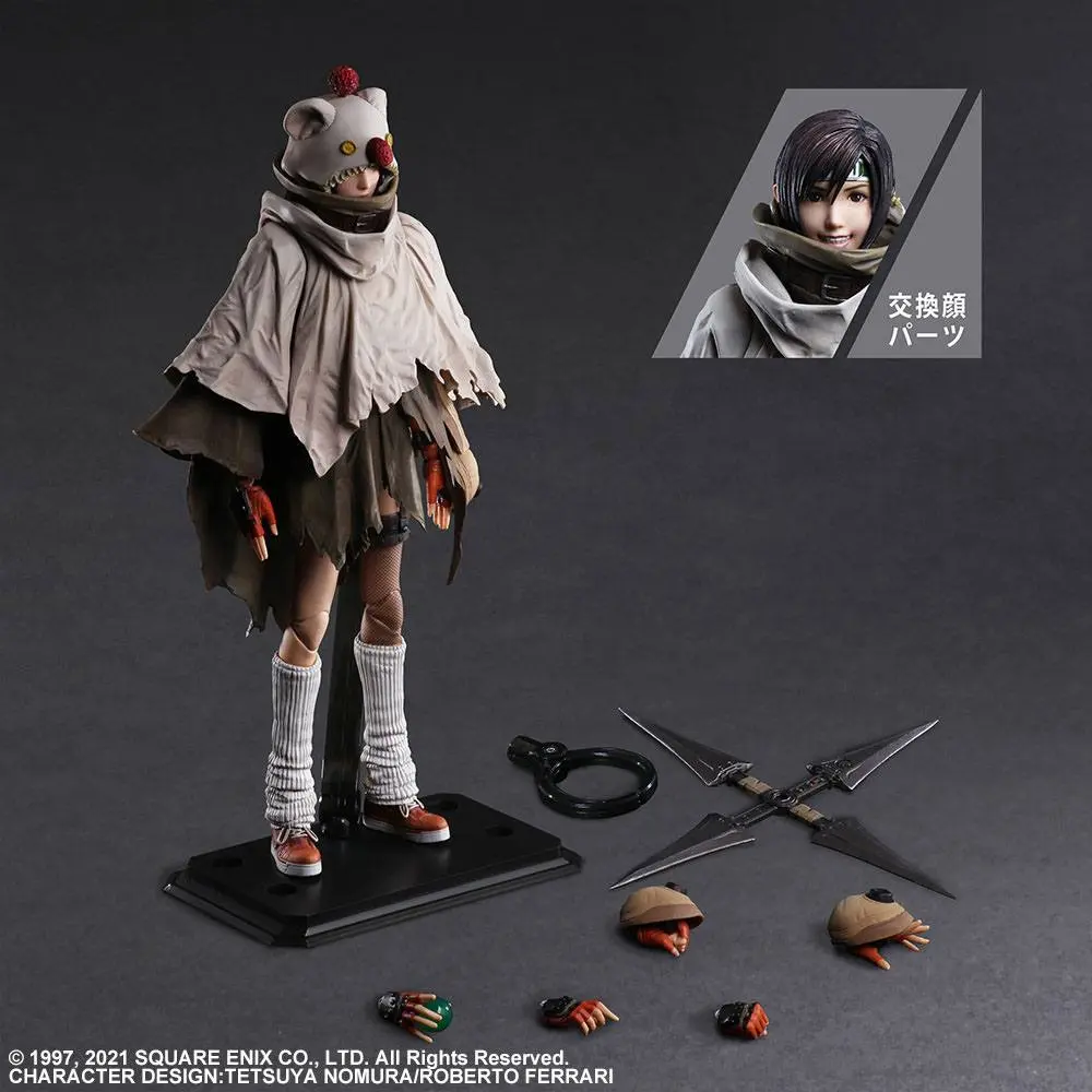 Final Fantasy VII Remake Play Arts Kai Action Figure Yuffie Kisaragi 26 cm product photo