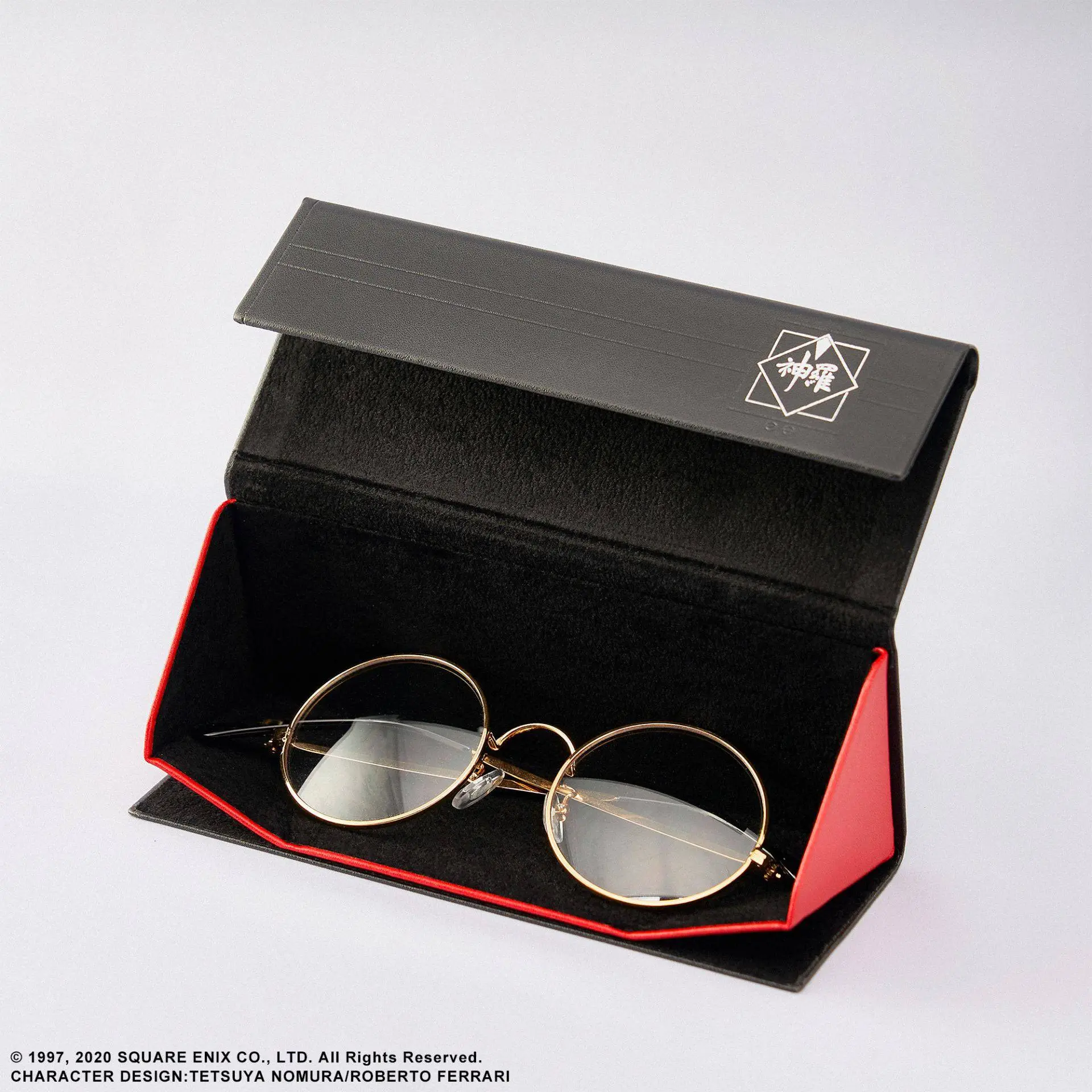 Final Fantasy VII Remake Foldable Eyeglass Case - Shinra product photo