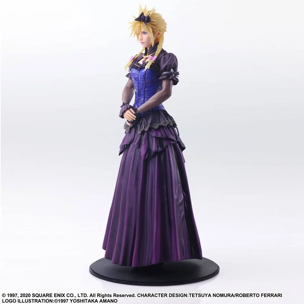 Final Fantasy VII Remake Static Arts Gallery Statue Cloud Strife Dress Ver. 28 cm termékfotó