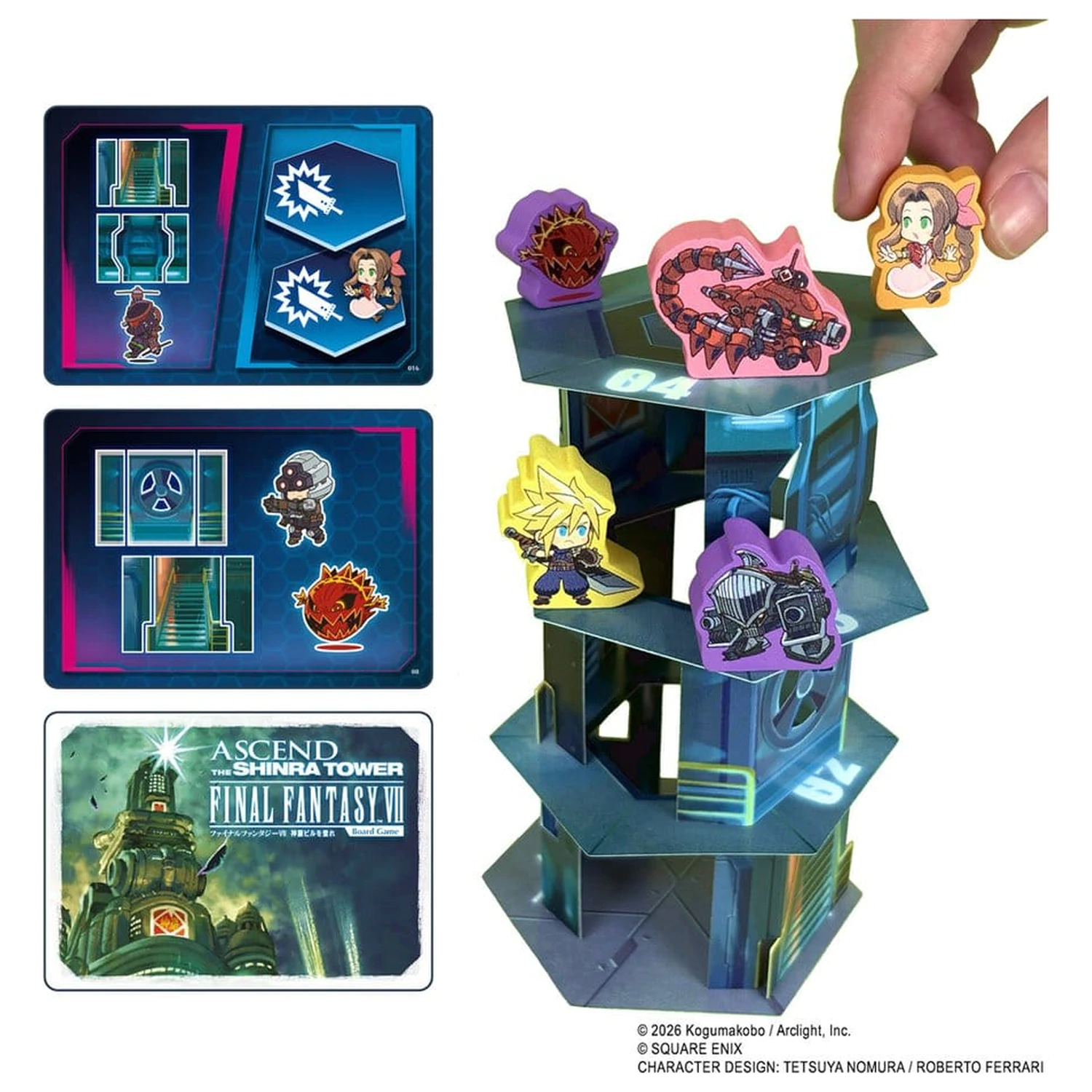 Final Fantasy VII Board Game Ascend The Shinra Tower product photo