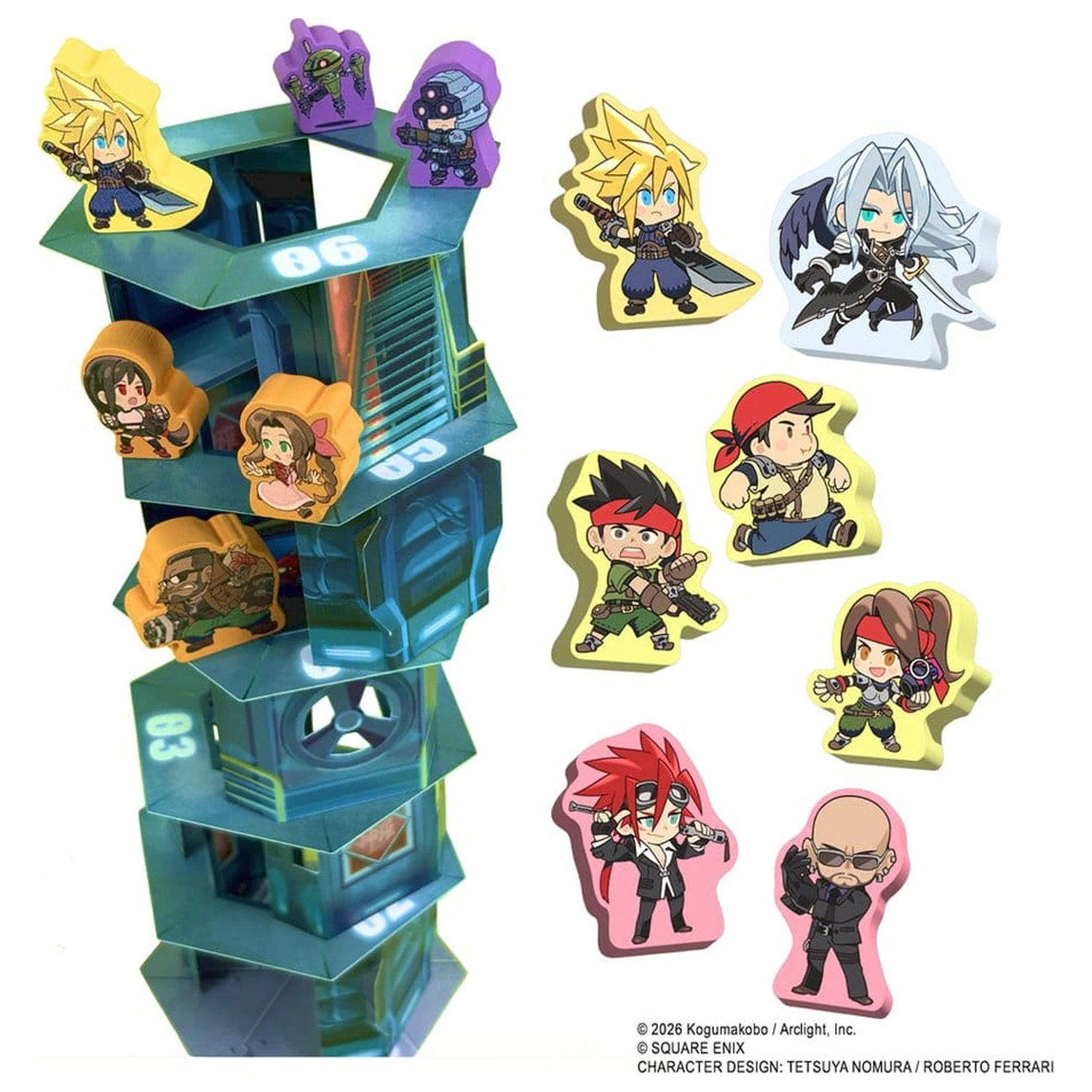 Final Fantasy VII Board Game Ascend The Shinra Tower product photo