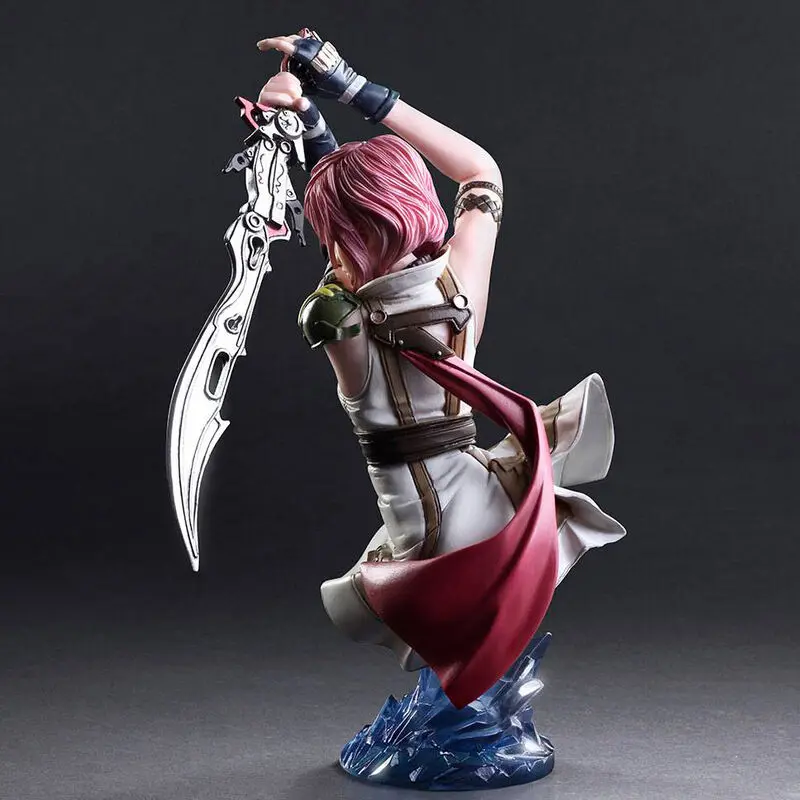 Final Fantasy XIII Static Arts Lightning bust 17cm product photo
