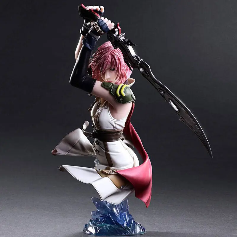 Final Fantasy XIII Static Arts Lightning bust 17cm product photo