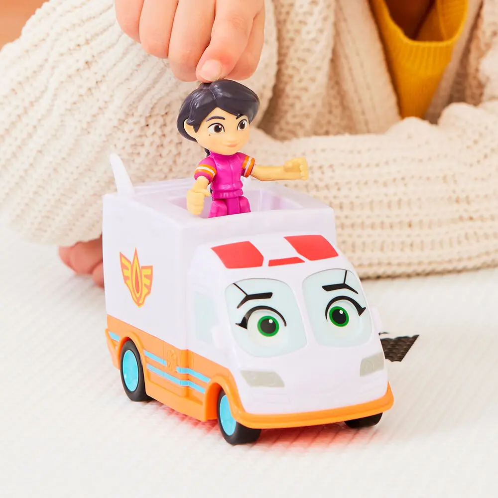 Firebuds Violet and Axl vehicle product photo