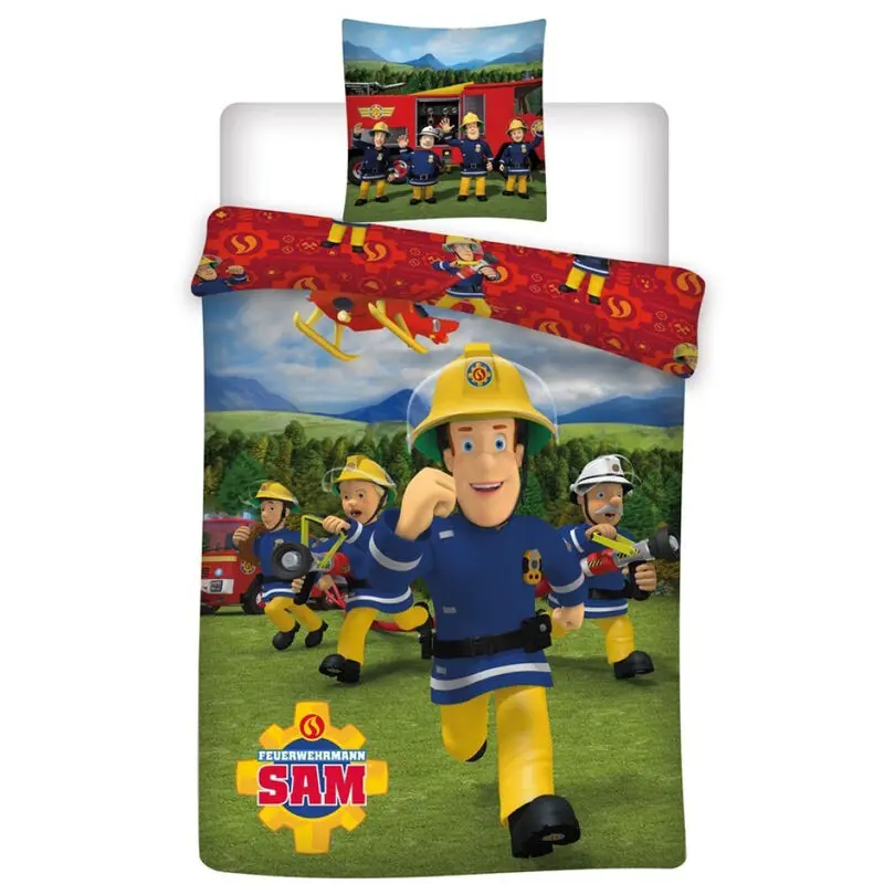 Firefighter Sam microfibre duvet cover bed 90cm product photo