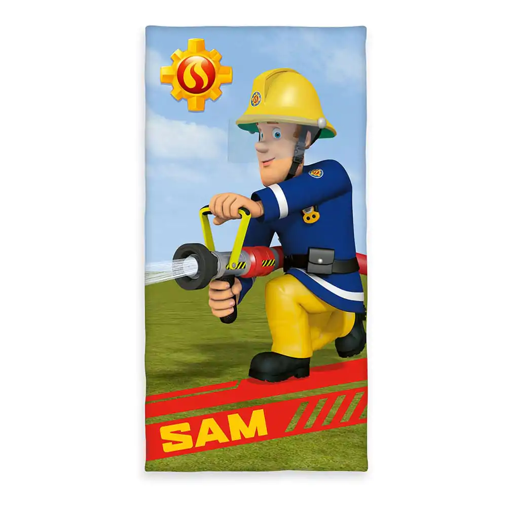 Fireman Sam Velour Towel 75 x 150 cm     product photo