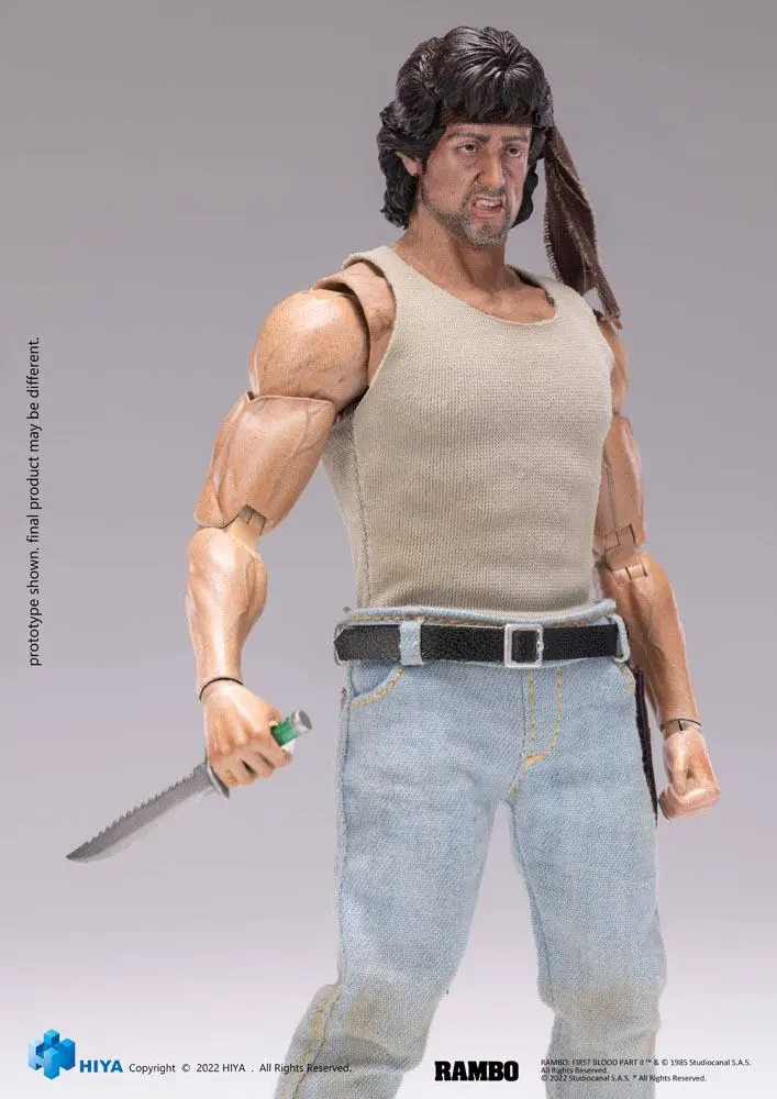 First Blood Exquisite Super Actionfigur 1/12 John Rambo 16 cm termékfotó