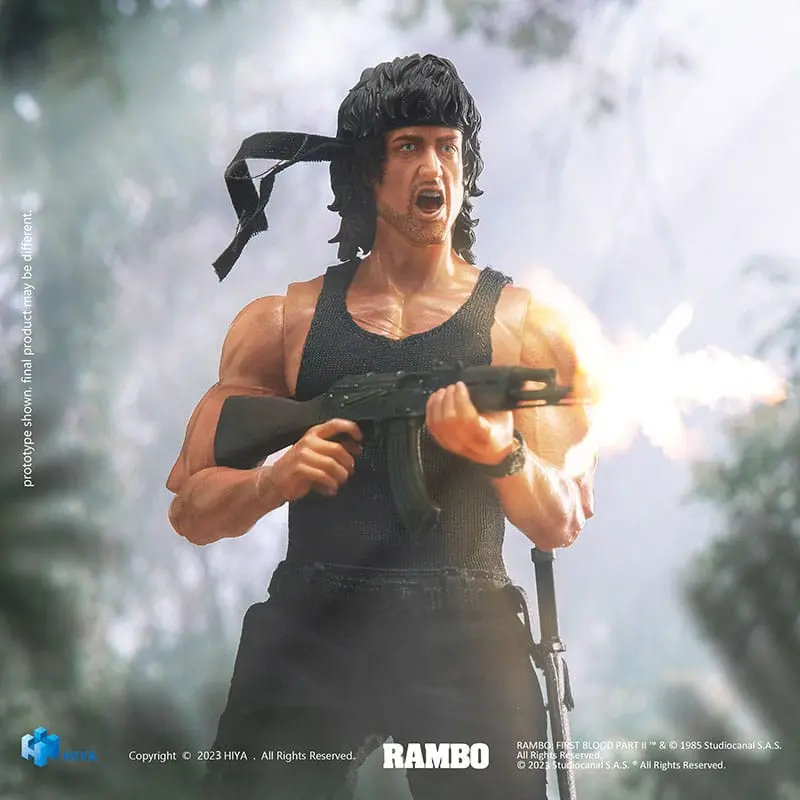 First Blood II Exquisite Super Series  Actionfigur 1/12 First Blood II John Rambo 16 cm termékfotó