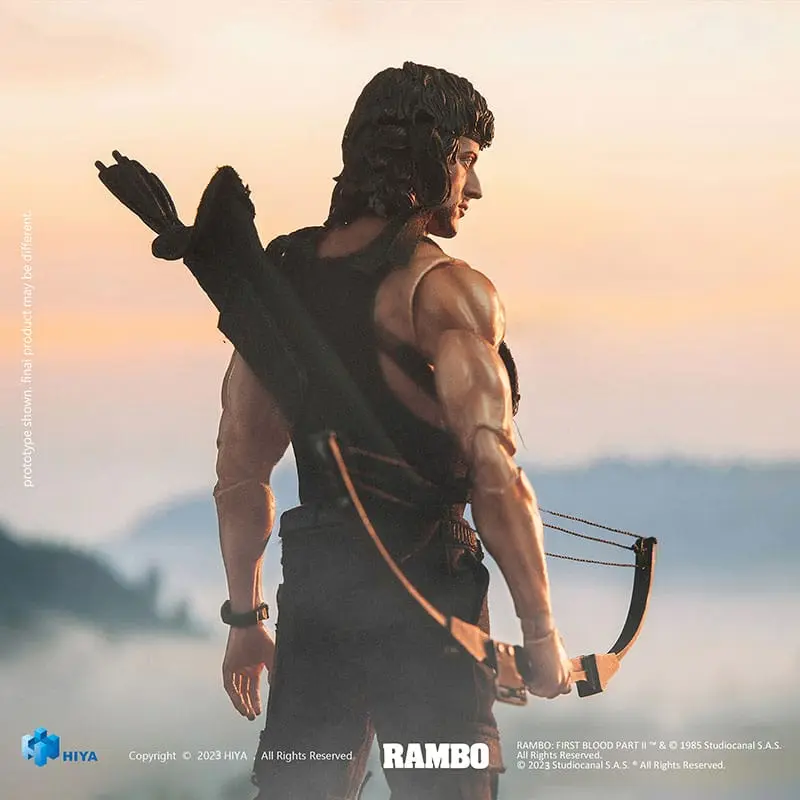 First Blood II Exquisite Super Series  Actionfigur 1/12 First Blood II John Rambo 16 cm termékfotó