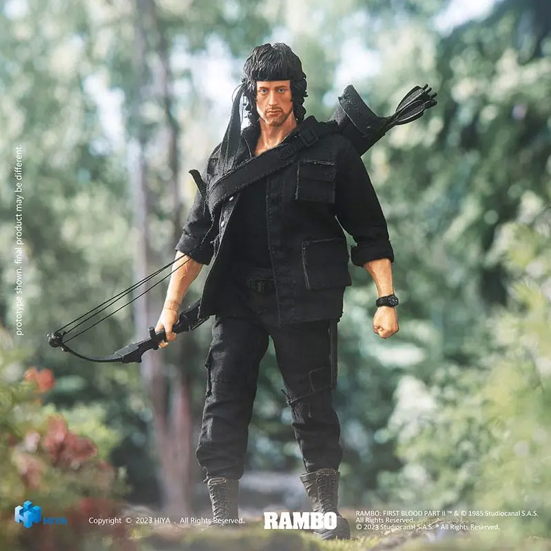 First Blood II Exquisite Super Series  Actionfigur 1/12 First Blood II John Rambo 16 cm termékfotó