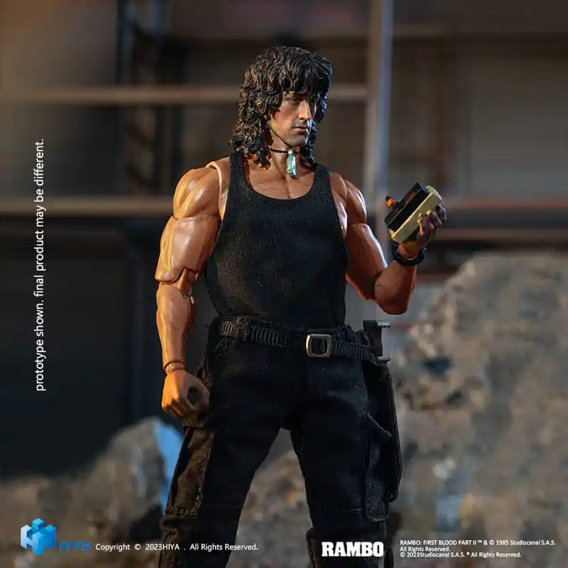 First Blood II Exquisite Super Series  Action figure 1/12 First Blood III John Rambo 16 cm termékfotó