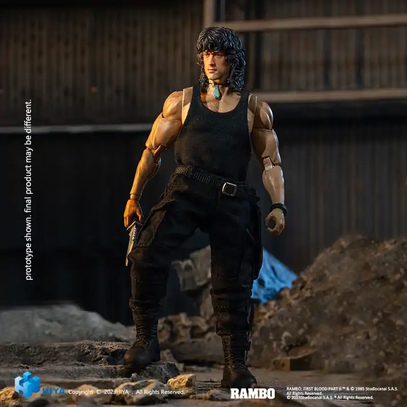 First Blood II Exquisite Super Series  Action figure 1/12 First Blood III John Rambo 16 cm termékfotó