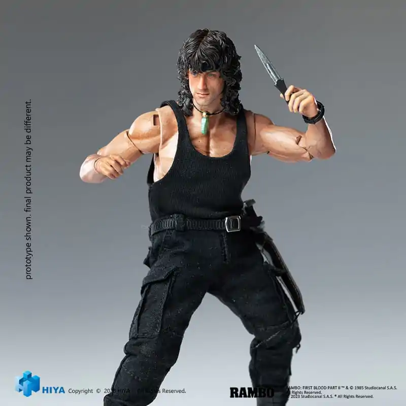 First Blood II Exquisite Super Series  Action figure 1/12 First Blood III John Rambo 16 cm termékfotó