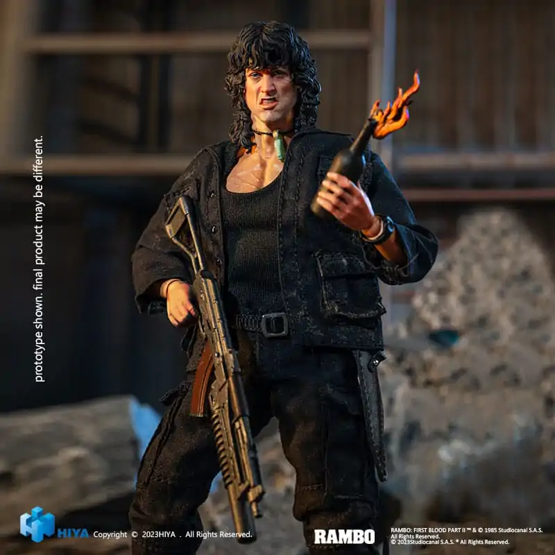 First Blood II Exquisite Super Series  Action figure 1/12 First Blood III John Rambo 16 cm termékfotó