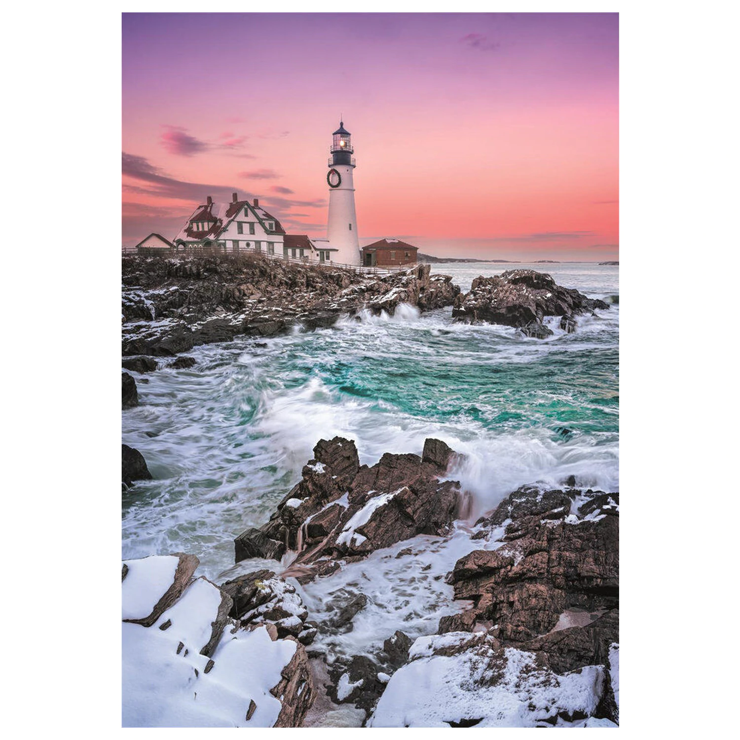 First Snow At Portland Head puzzle 1000pcs product photo