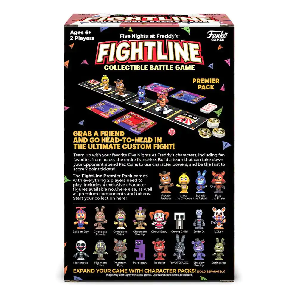 Five Nights at Freddy's Collectable Battle Game Card Game Fightline Premier Set product photo