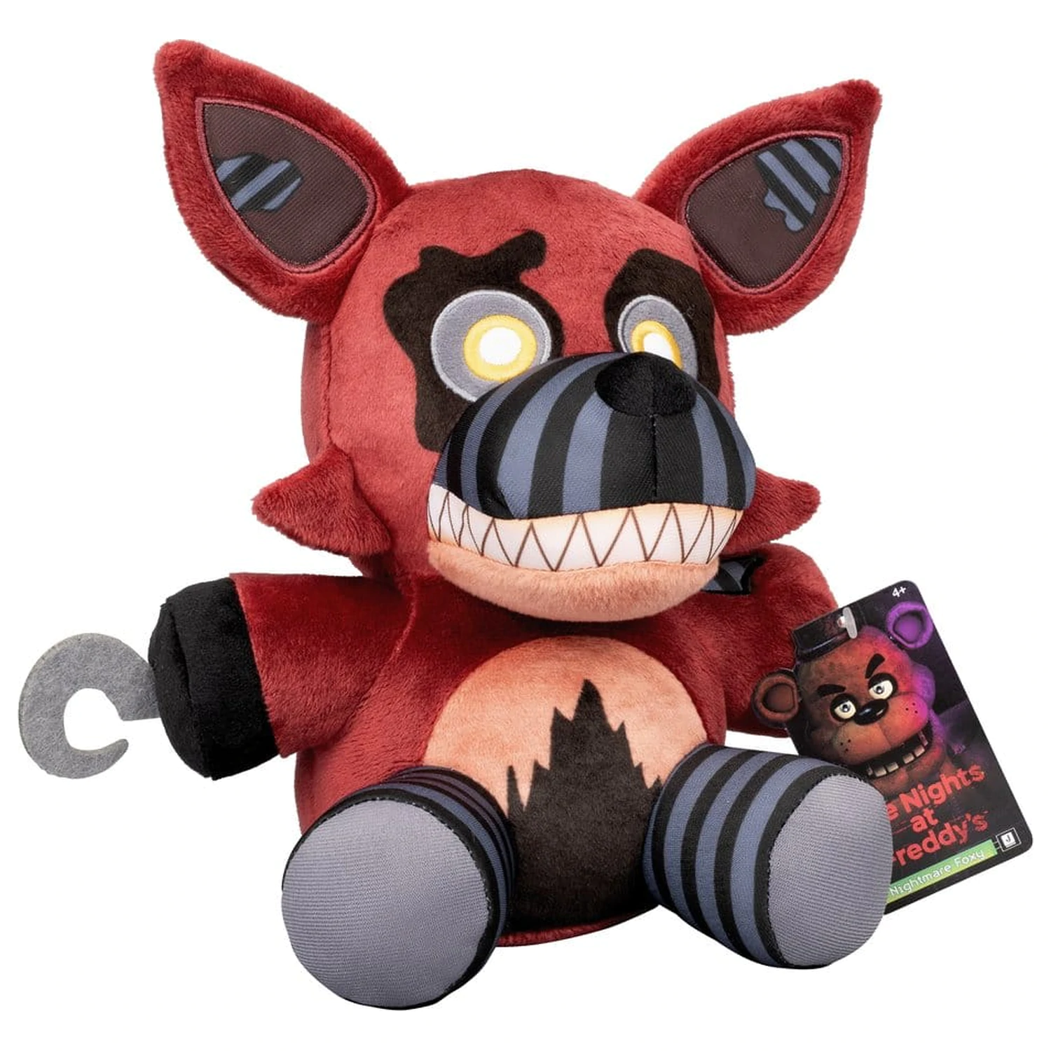 Five Nights at Freddy's Core Plush Nightmare Foxy (FNAF 4) 20 cm product photo