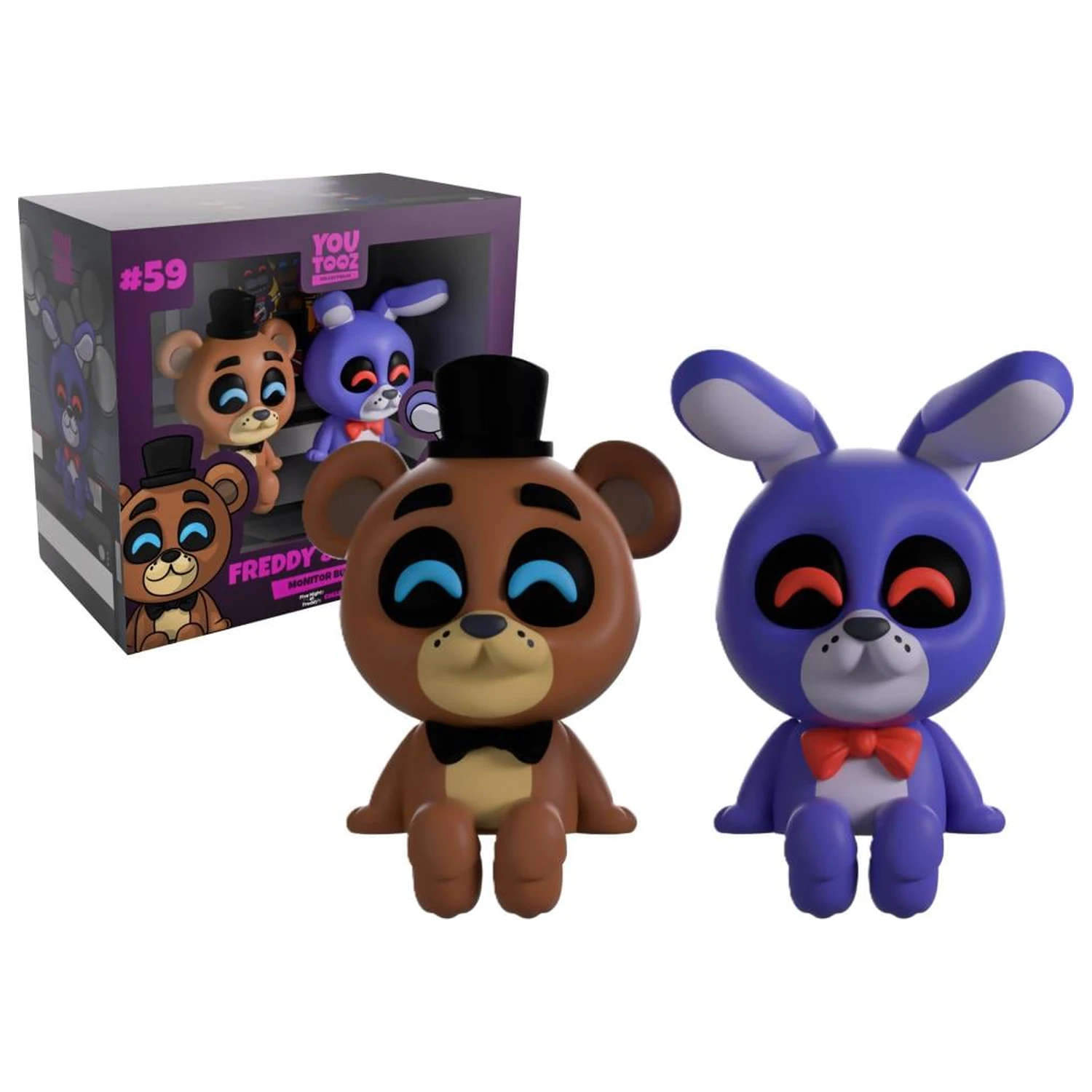 Five Nights at Freddy's Freddy & Bonnie Monitor Buddiez figures 6cm product photo