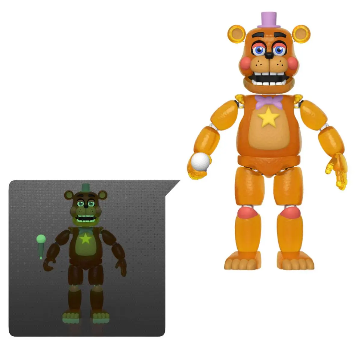 Five Nights at Freddy's Pizza Simulator Action Figure Rockstar Freddy (Translucent) 13 cm product photo