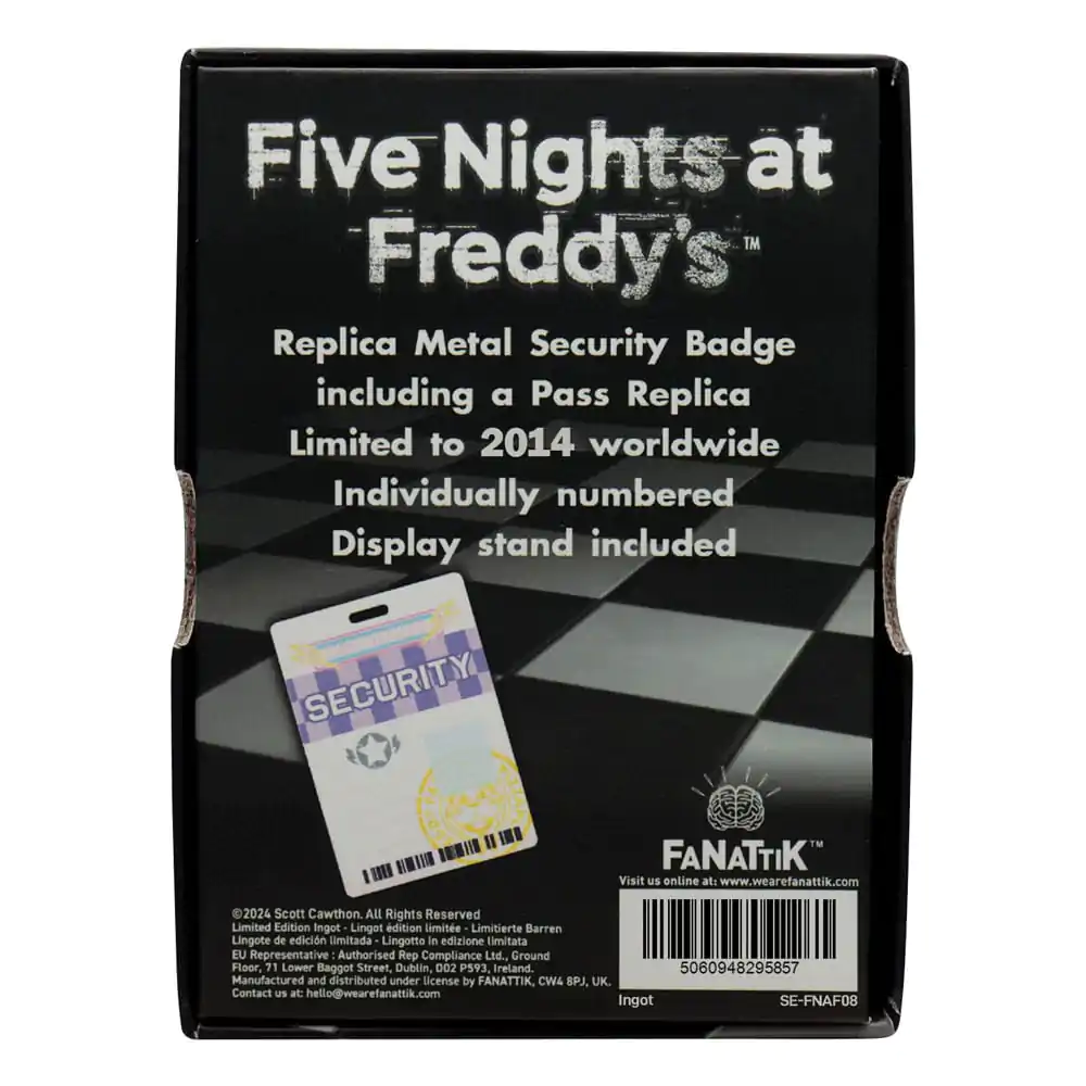 Five Nights at Freddy´s Replica Security Badge termékfotó