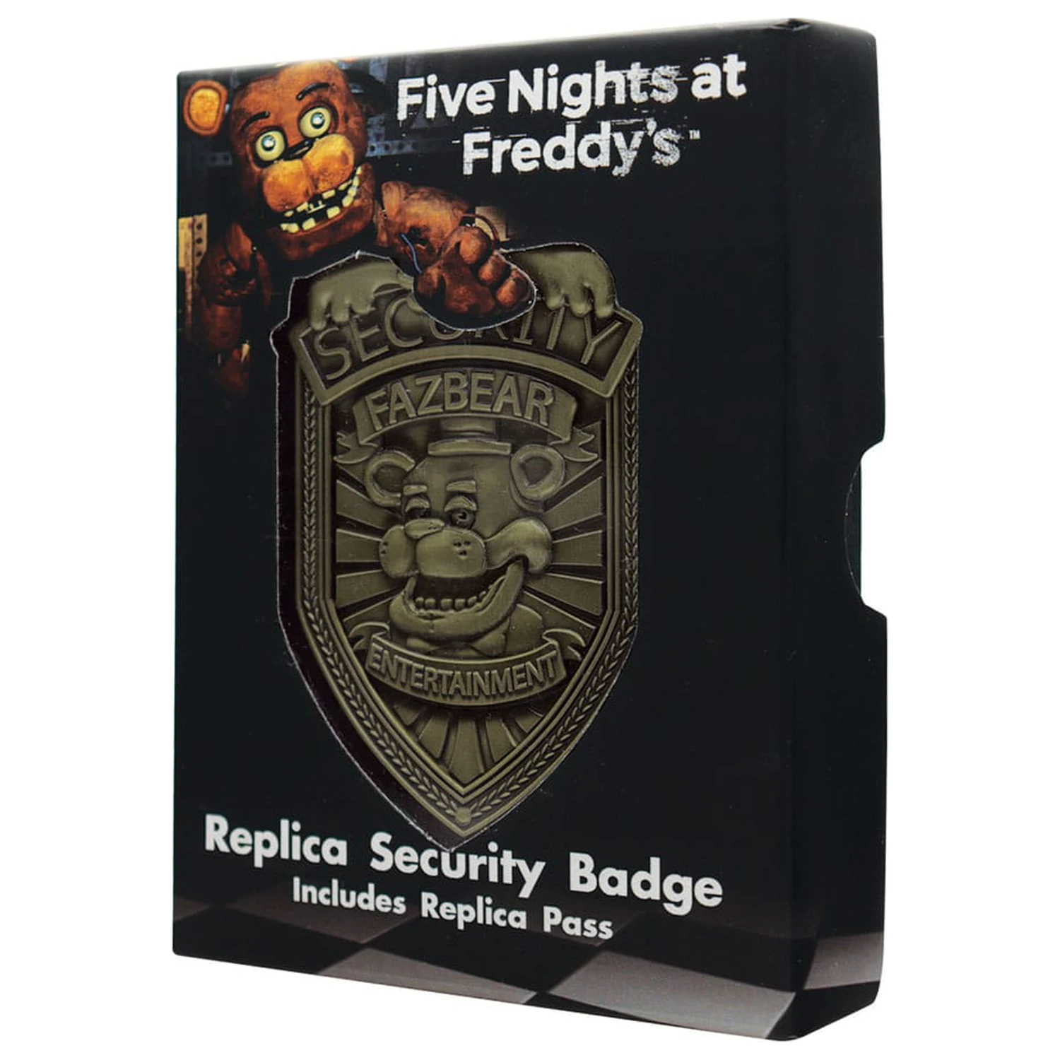 Five Nights at Freddy´s Replica Security Badge Antique Brass Edition product photo