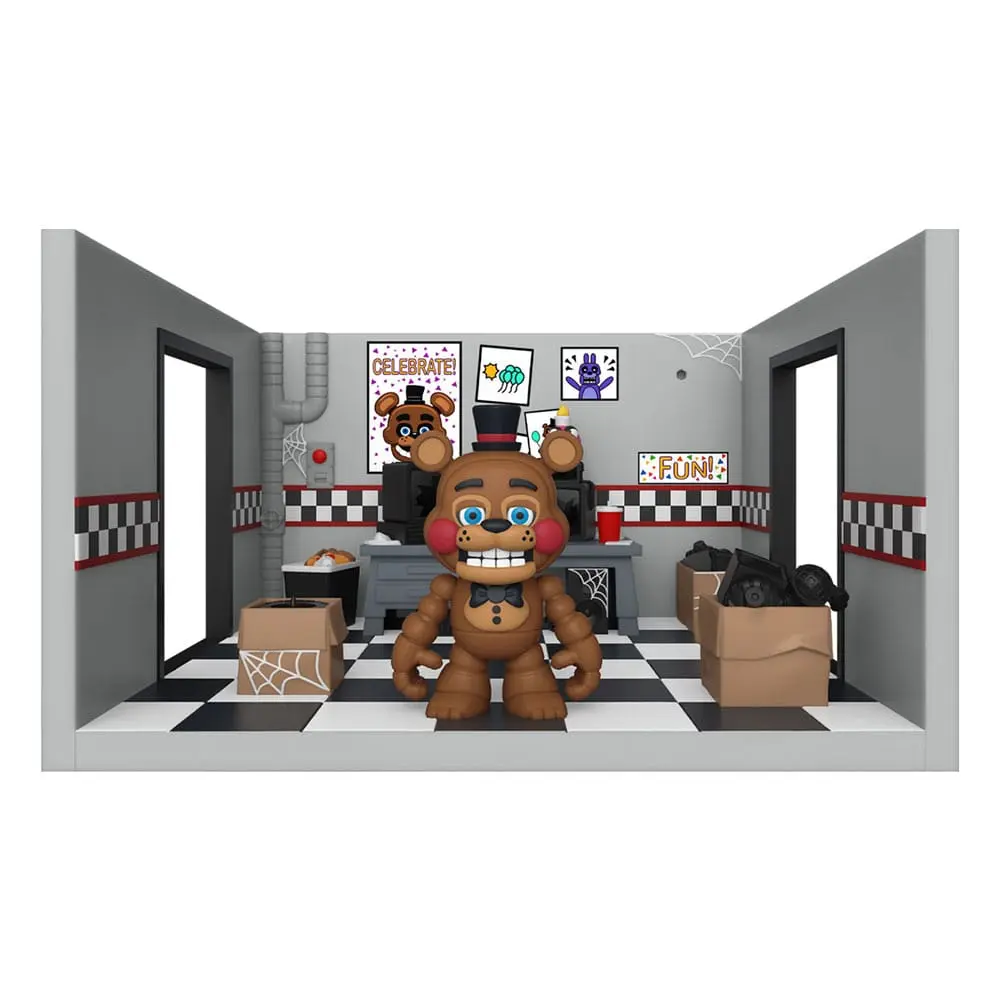 Five Nights at Freddy's Snap Playset &amp; Action Figure Freddy's Room 9 cm product photo