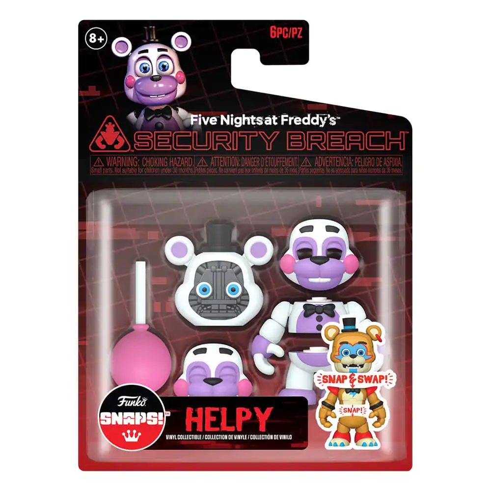 Five Nights at Freddy's Snap Action Figure Helpy 9 cm product photo