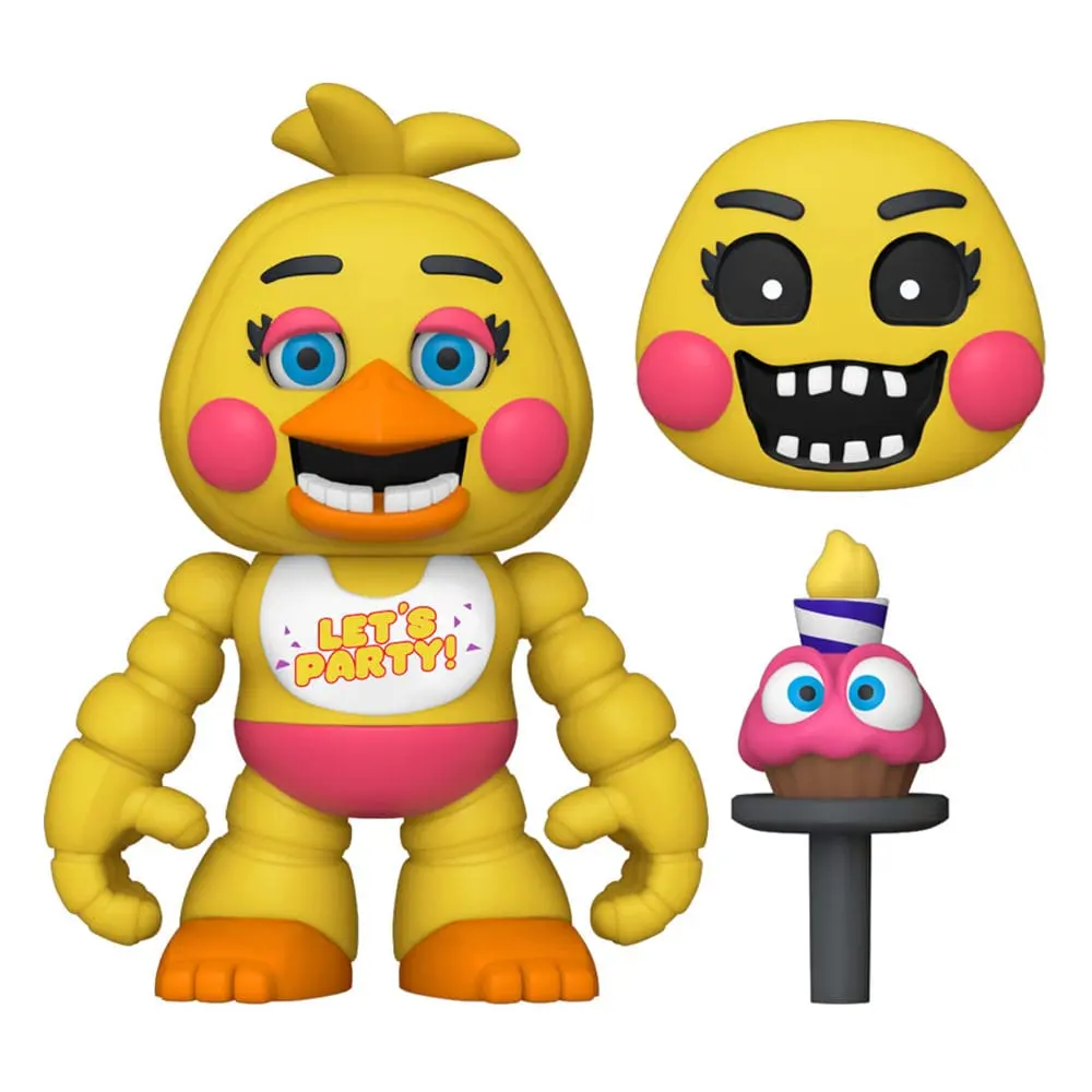 Five Nights at Freddy's Snap Action Figures Nightmare Chica & Toy Chica 9 cm termékfotó