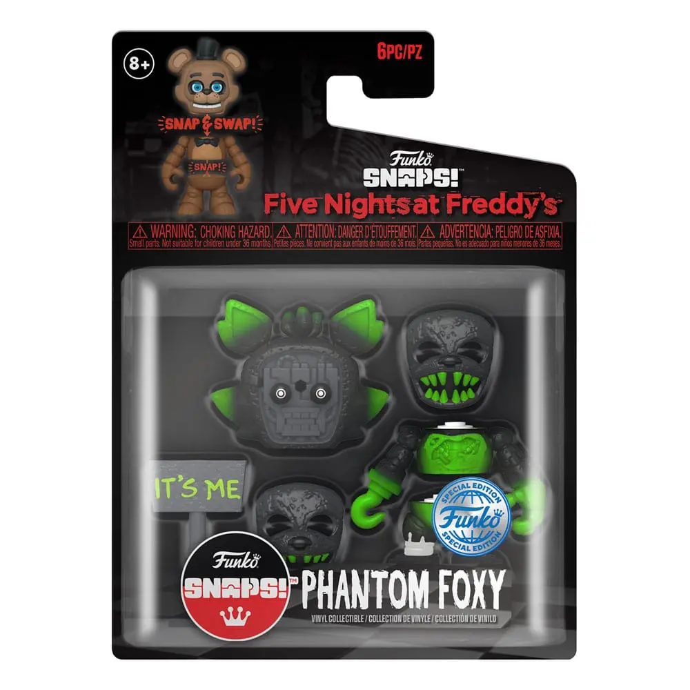 Five Nights at Freddy's Snap Action Figure Phantom Foxy 9 cm product photo