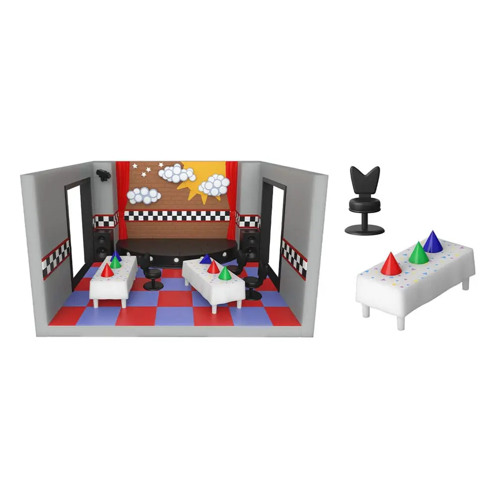 Five Nights at Freddy's Snap Playset &amp; Action Figure Stage w/Freddy (GD) 9 cm product photo