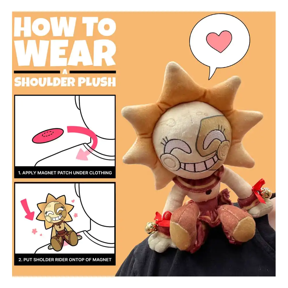 Five Nights at Freddy's Plush Figure Sun Shoulder Rider 15 cm product photo