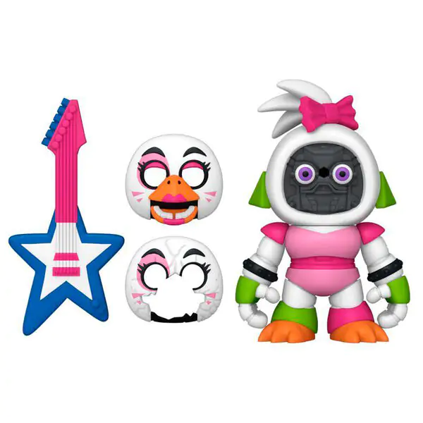 pack 2 figures Five Nights at Freddys Montgomery Gator and Glamrock Chica product photo