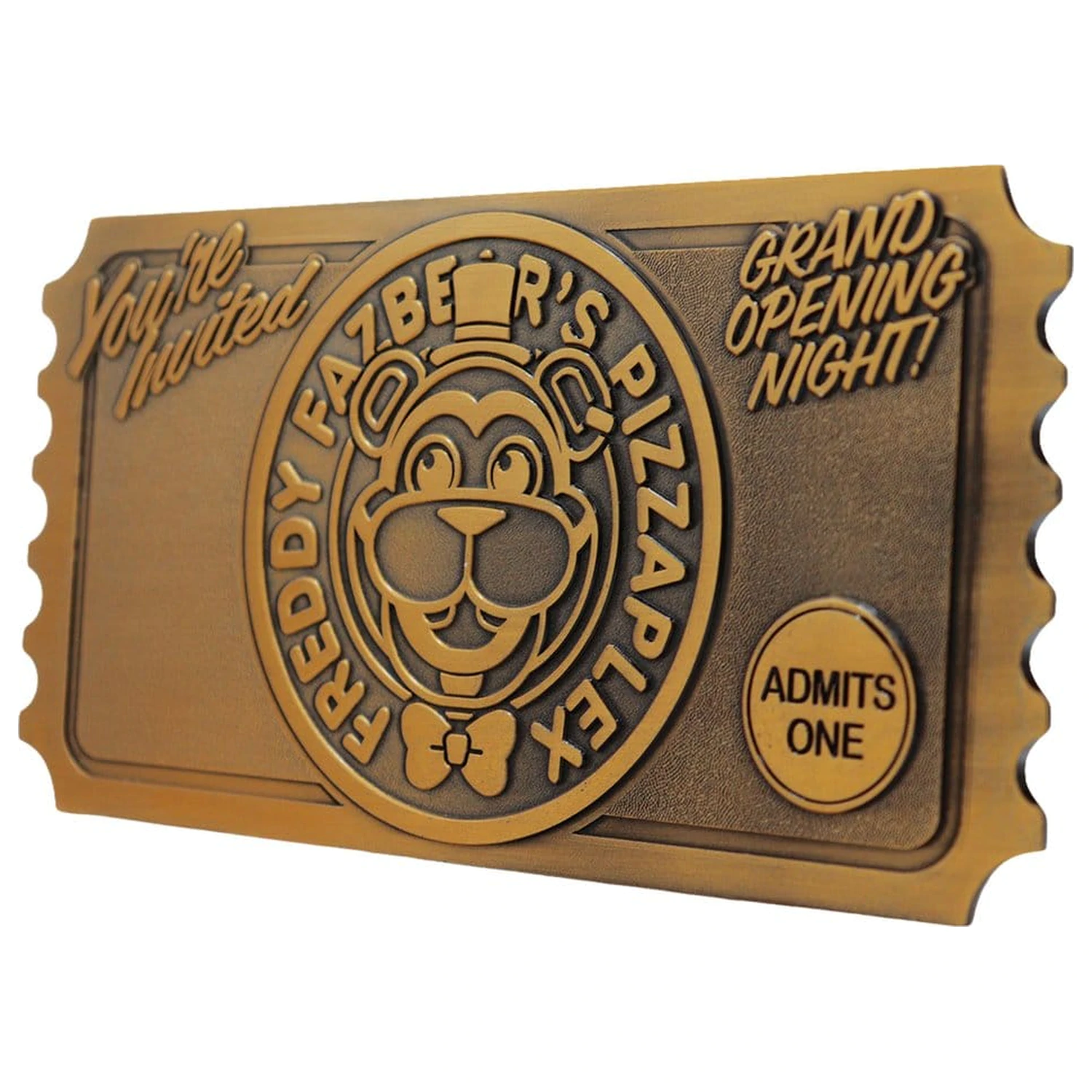 Five Nights at Freddy’s Replica Pizzaplex Opening Night Ticket Limited Edition product photo