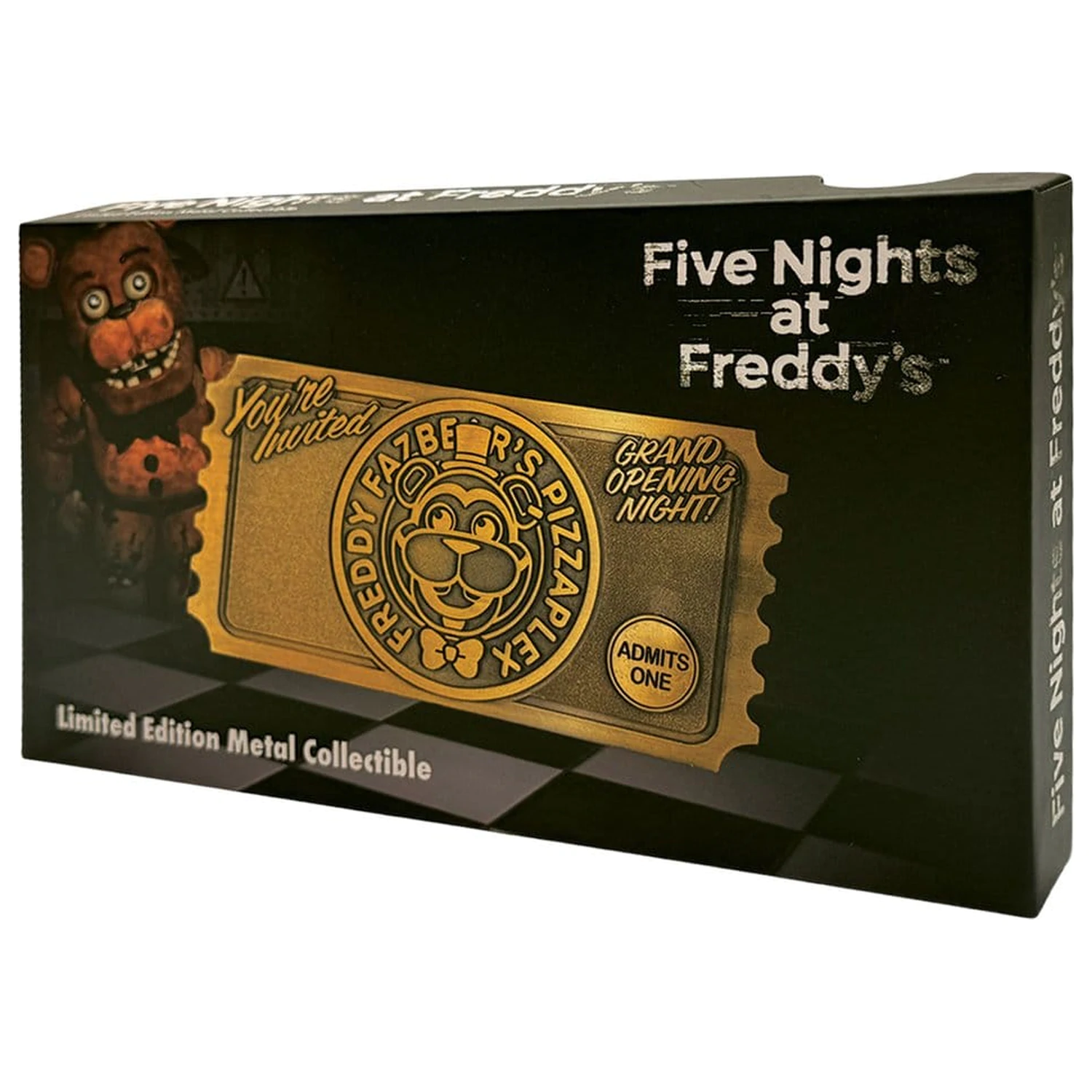 Five Nights at Freddy’s Replica Pizzaplex Opening Night Ticket Limited Edition product photo