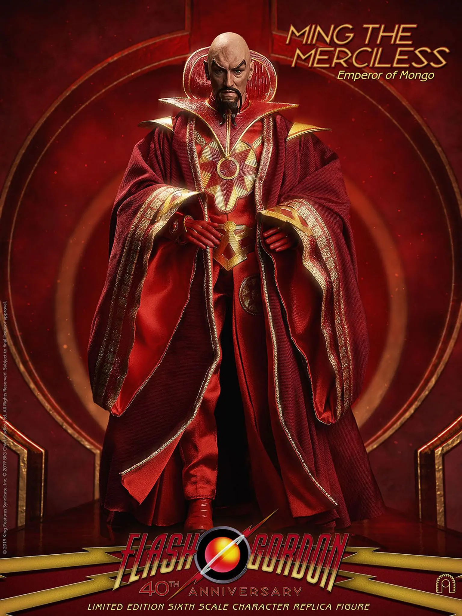 Flash Gordon Action Figure 1/6 Ming the Merciless Limited Edition 31 cm product photo