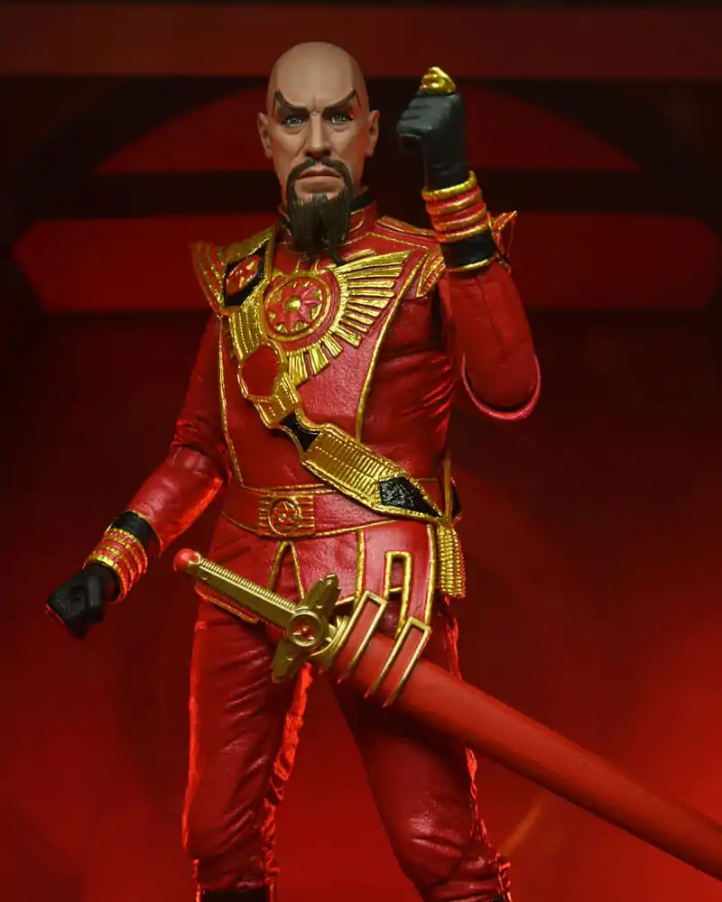 Flash Gordon (1980) Action Figure Ultimate Ming (Red Military Outfit) 18 cm termékfotó