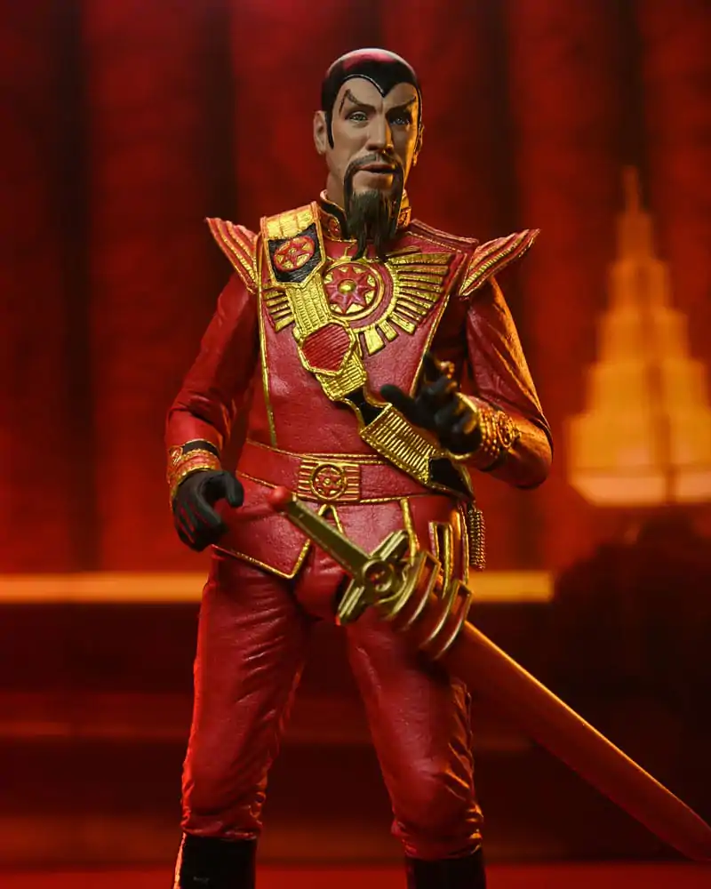 Flash Gordon (1980) Action Figure Ultimate Ming (Red Military Outfit) 18 cm termékfotó